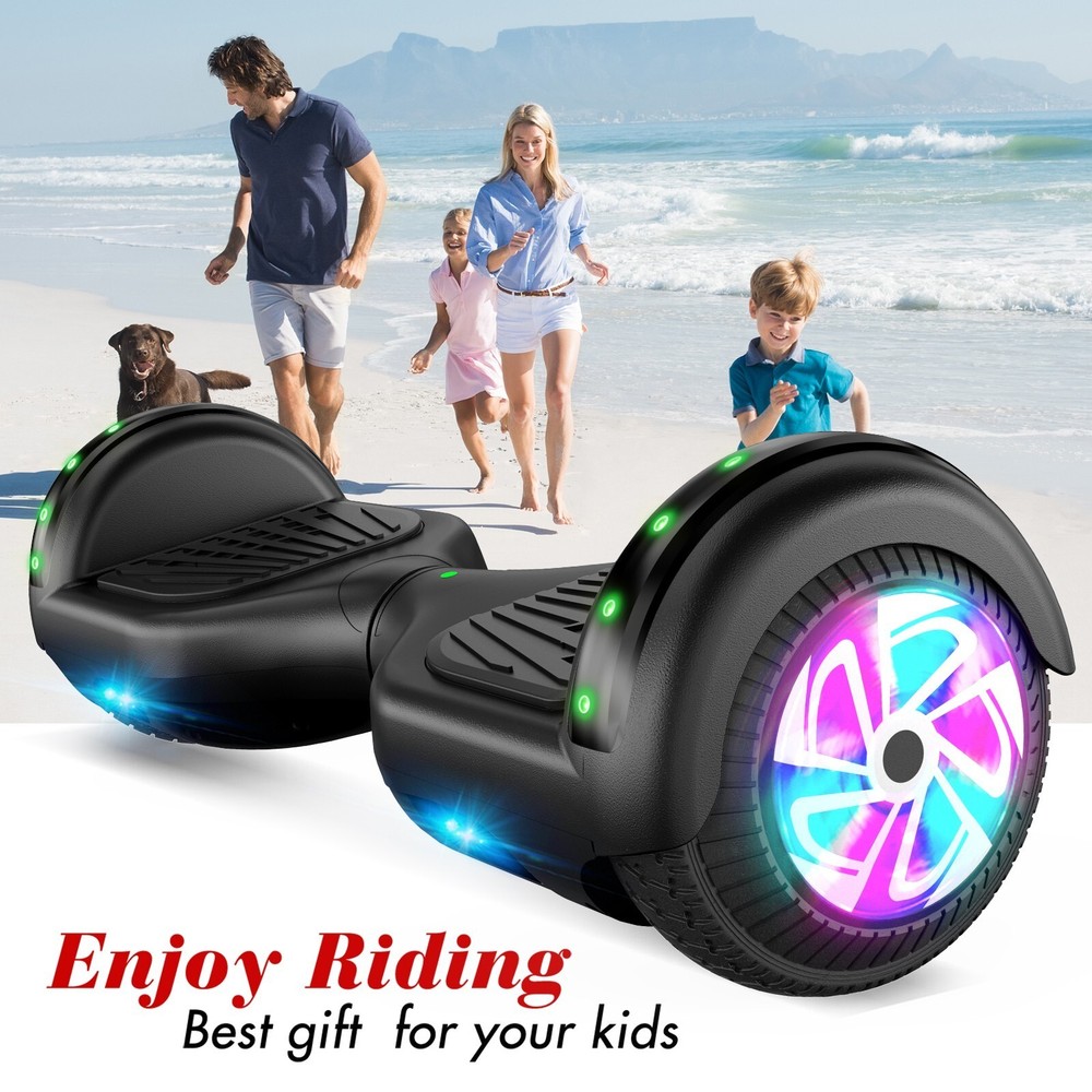 New 6.5'' Hoverboard Bluetooth Speaker LED Wheels Self-Balancing Hoverboard