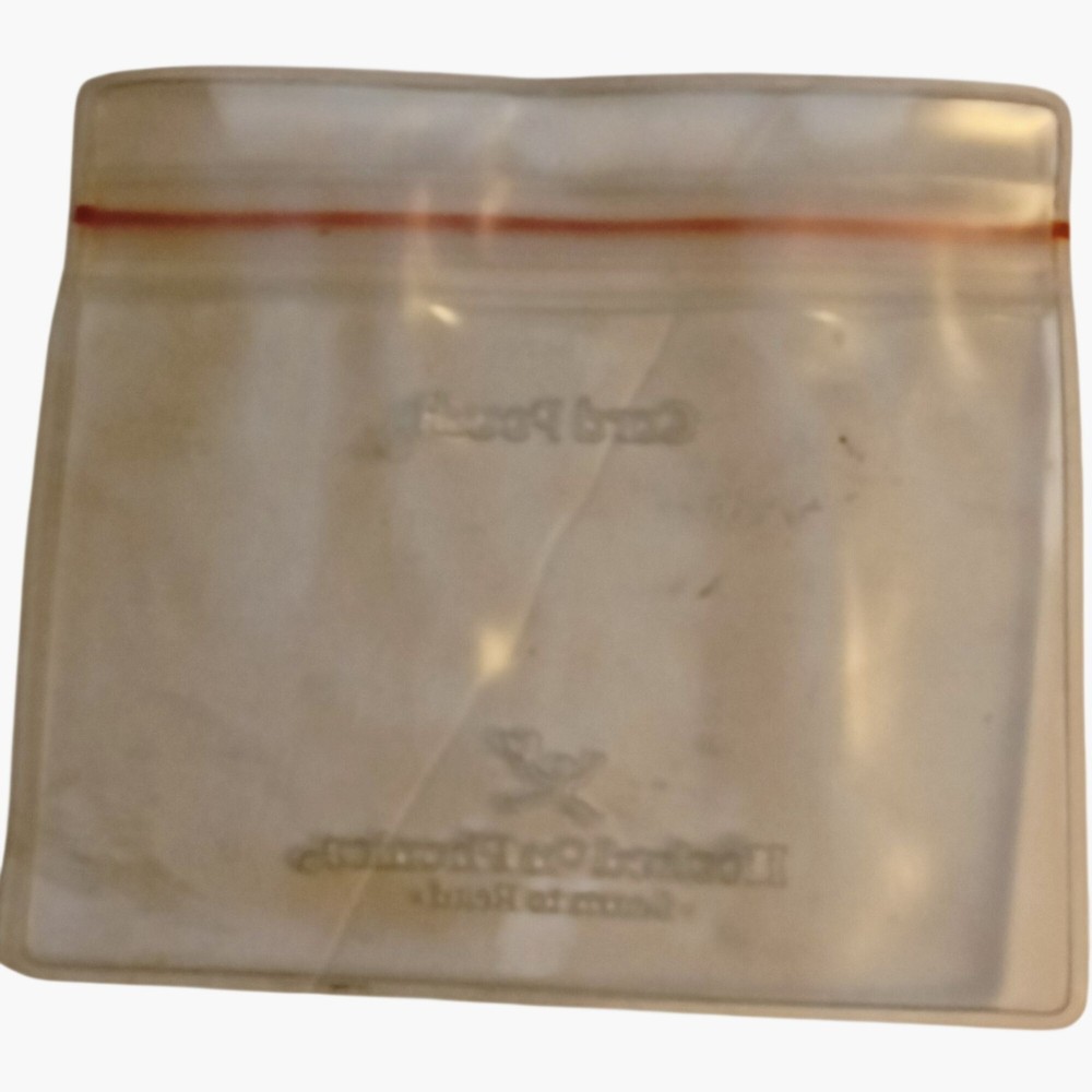 Hooked on Phonics Clear Plastic Card Pouch Replacement