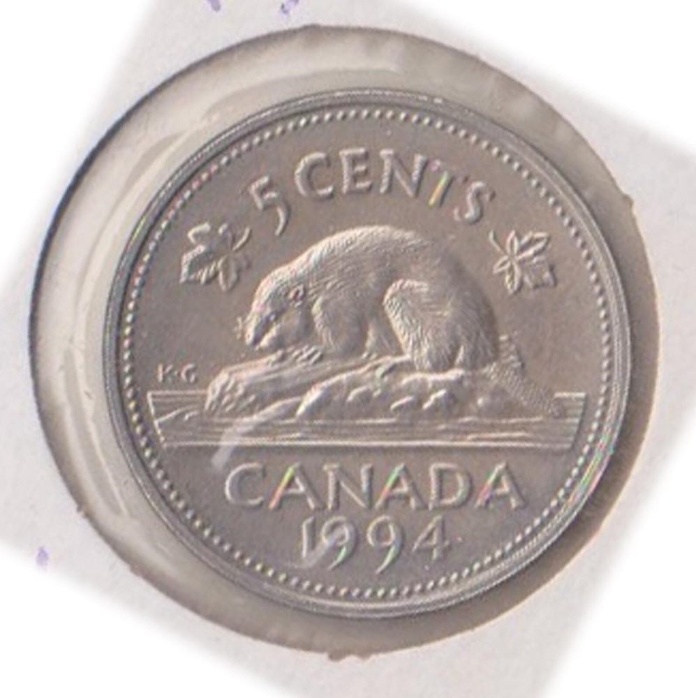 (H205-50) 1994 Canada 5c coin (AY)