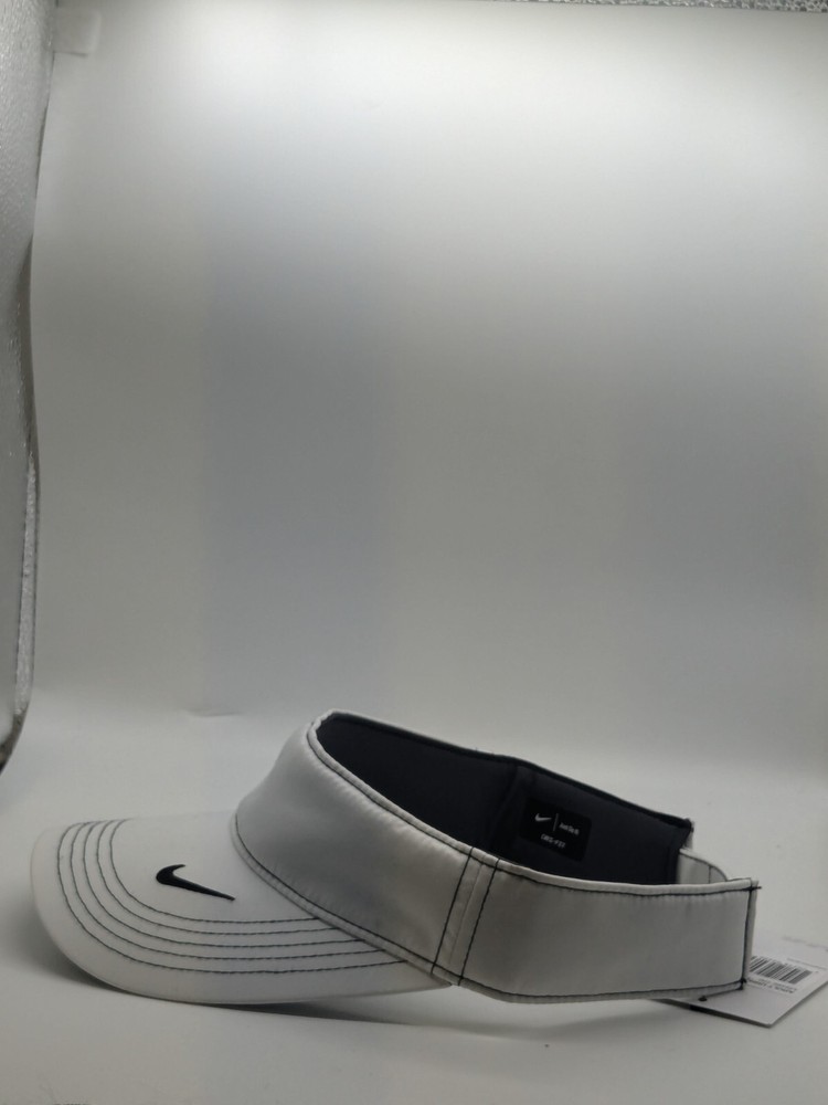 Nike Golf Men's Visor White Five Stripes