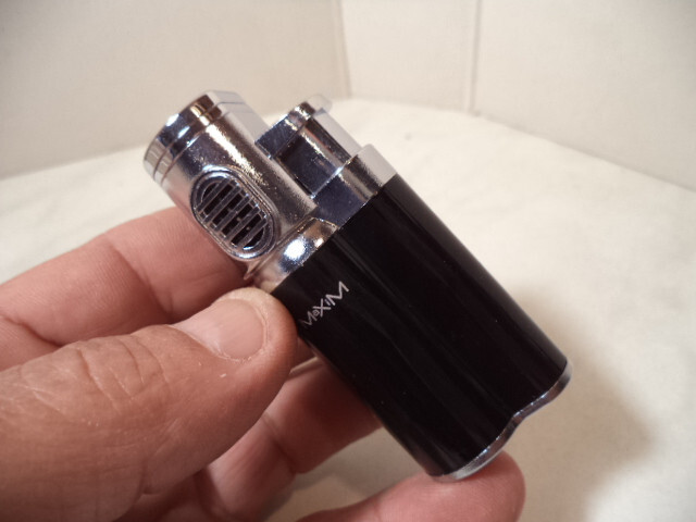 CIGAR LIGHTER DOUBLE FLAME JET IGNITION PIEZO + GAS TYPE 1 NEW