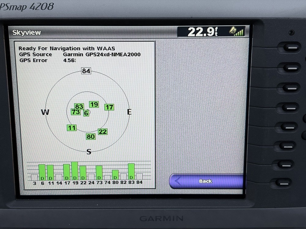 Garmin GPSmap 4208 GPS Chartplotter Multifunction Display - Tested & Working!