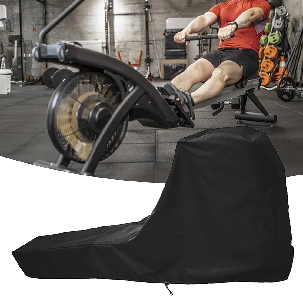 Dustproof For Concept 2 Rowing Machine Cover Silver PU Grass Easy to Clean