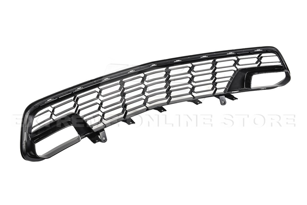 For 14-19 Corvette C7 With Camera | Z06 PAINTED CARBON FLASH Front Bumper Grille