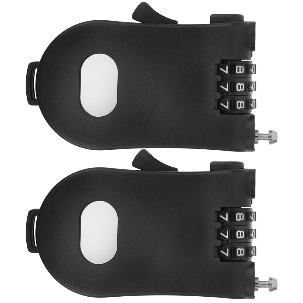 2 Pcs Adjustable Cable Security Combination Lock Steel Wire Password Rope
