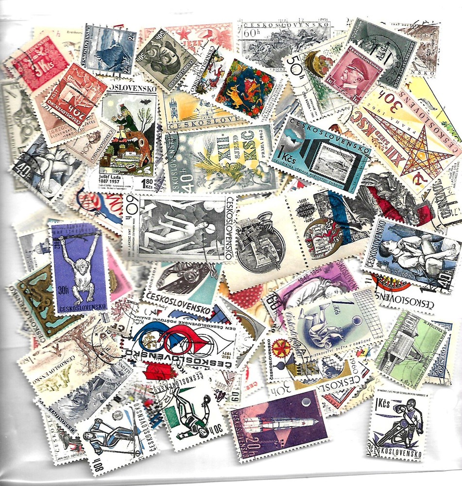 Czechoslovakia   Lot Packs of  100 ALL DIFF.