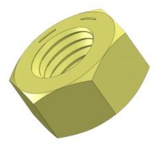 Grade 8 Hex Nuts, 5/8"-11 - (Pack of 25)