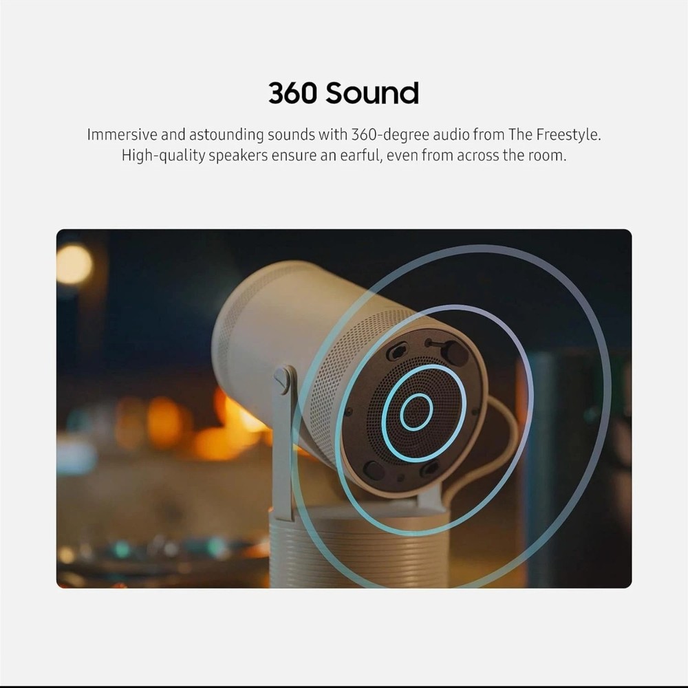 Samsung The Freestyle Projector + Original Hard Case