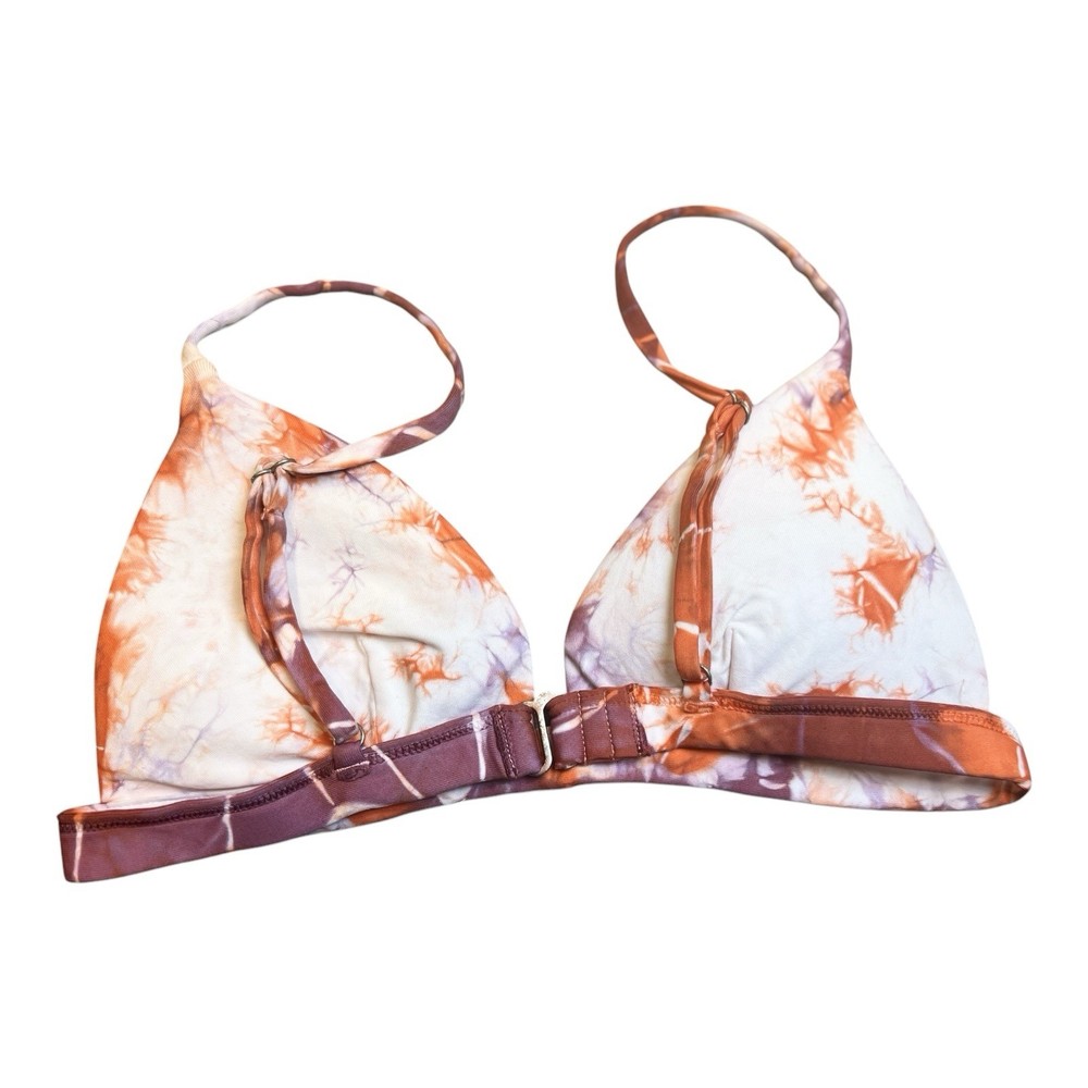 Maaji Elle Lollipop Bikini Top Size Medium Pink Multicolor