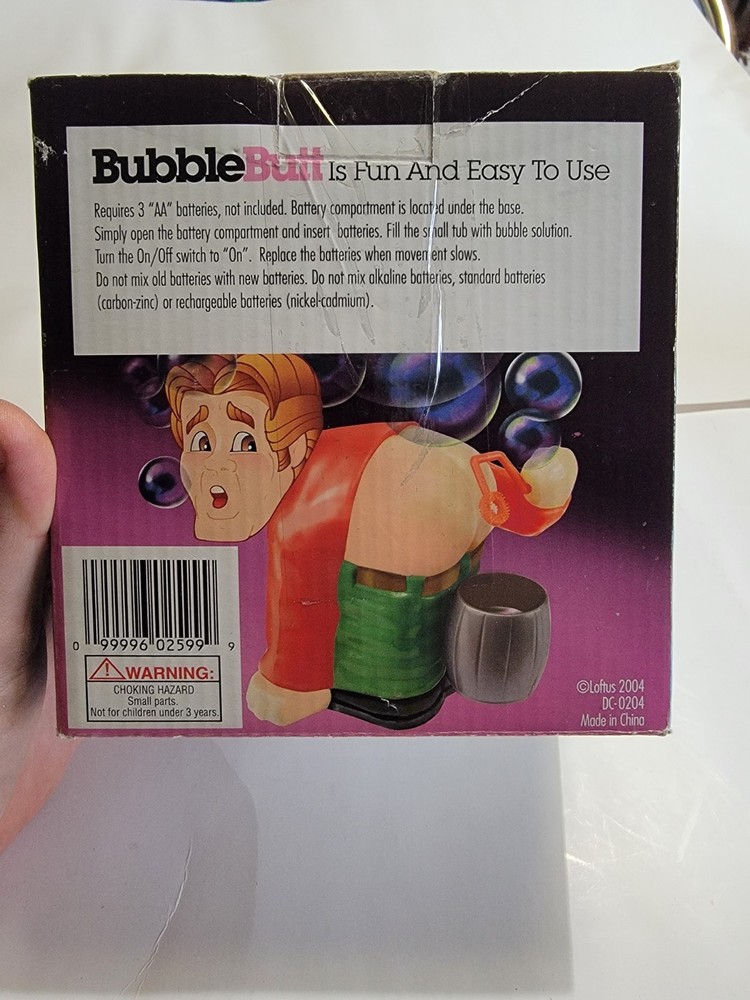 Bubble machine Butt Bubble Machine Used In Box Comes With Bubbles - 2004