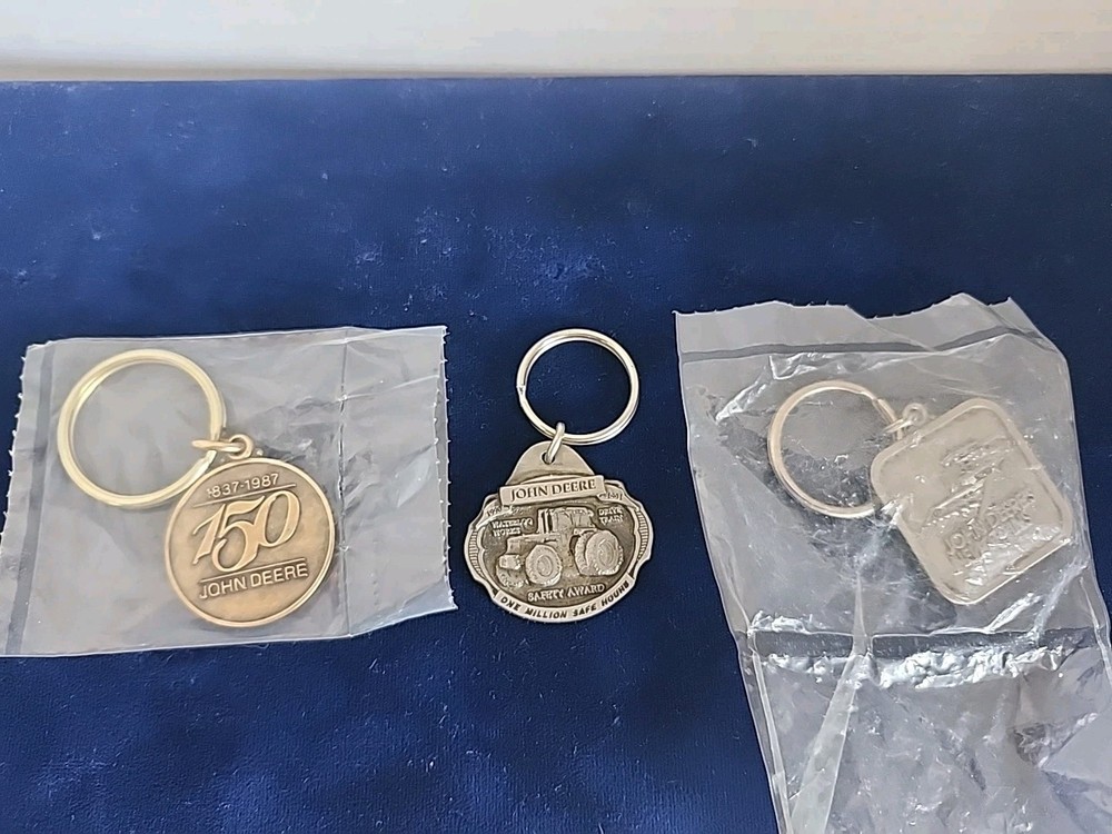 VTG. 3 PC ASST'D" John Deere " Keychain'S