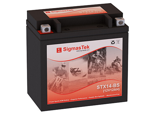Big Crank ETX14 Replacement Motorcycle Battery by SigmasTek