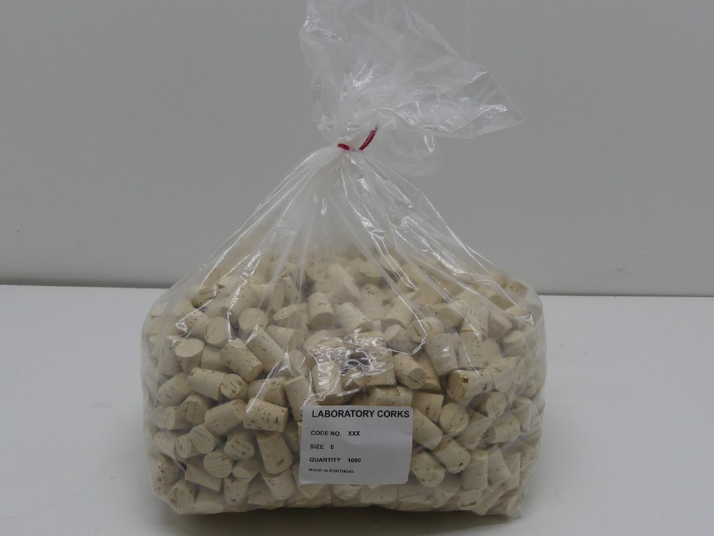 Caplugs Laboratory Corks Size 6 QTY 1000