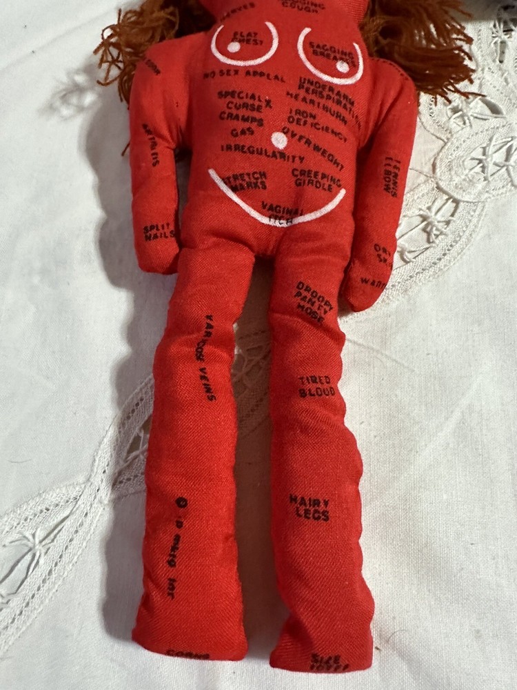 ESTATE VINTAGE BLACK MAGIC VOODOO DOLL