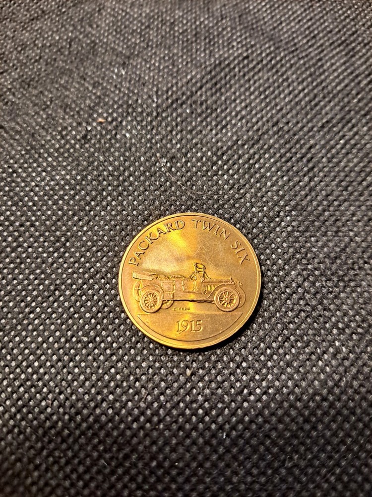 1915 PACKARD TWIN SIX CAR TOKEN! e6314UXX