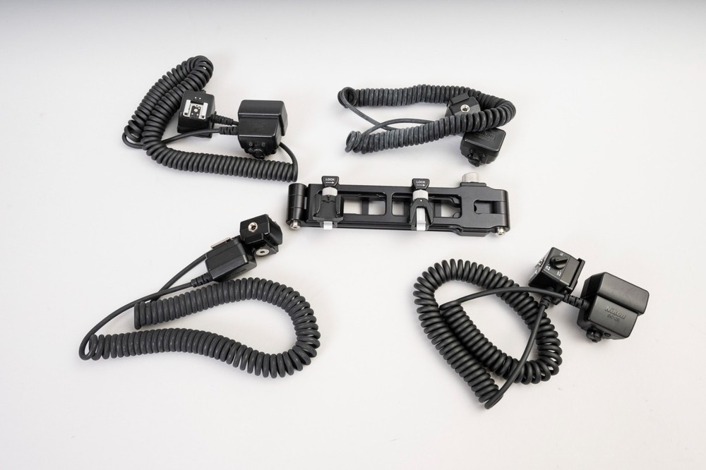 Really Right Stuff RRS WPF-1 A Wedding Pro Folding Flash Bracket and accessories