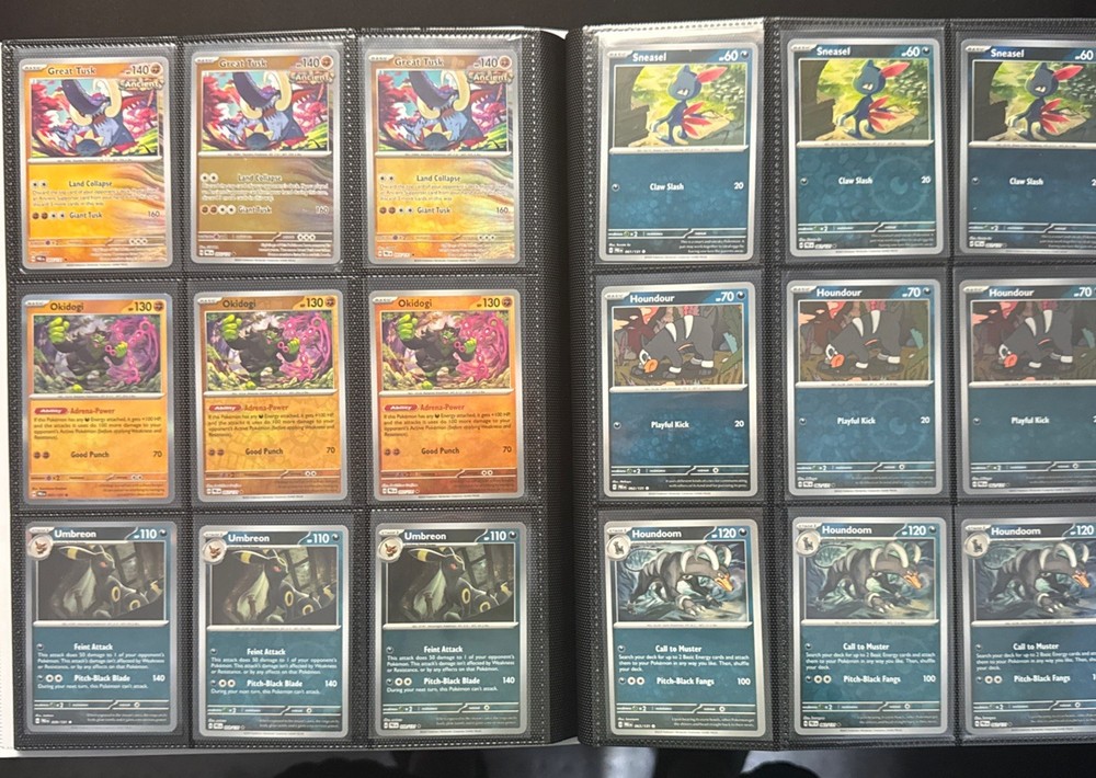 Prismatic Evolutions Complete Base Set, Reverse Holos, Pokeballs & Full Arts