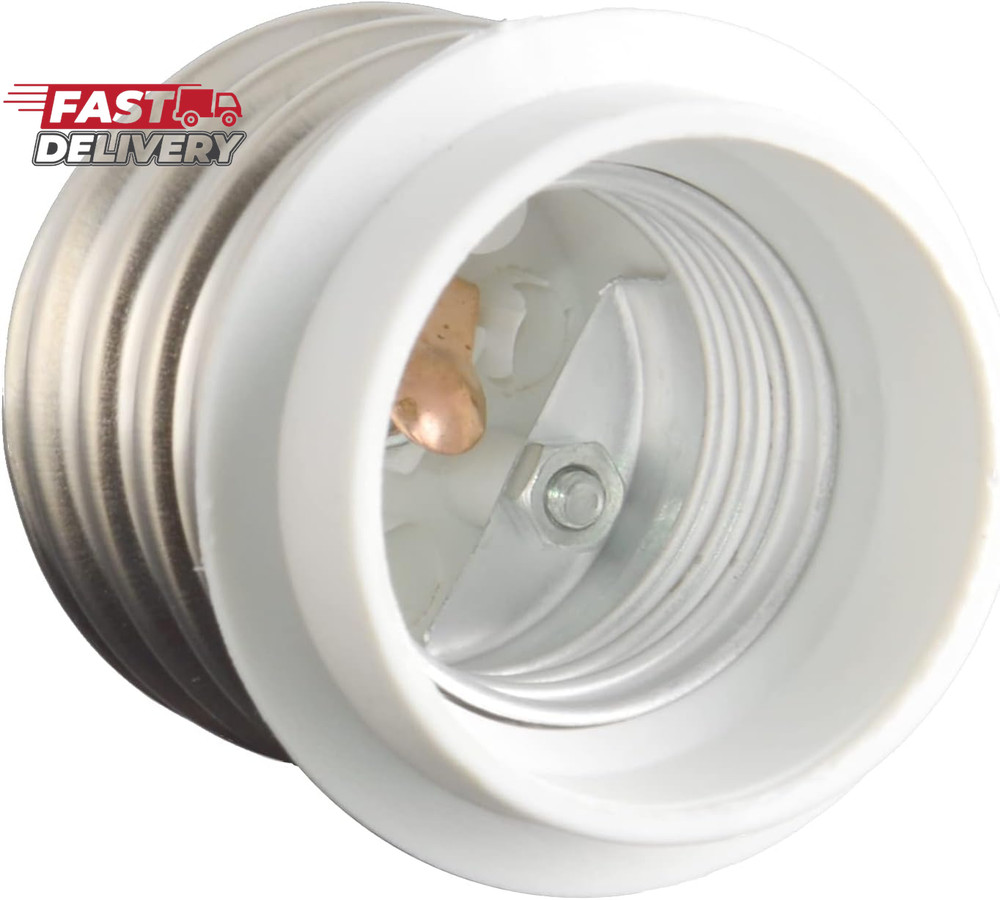 ABI Light Bulb Socket Adapter Mogul Base E39 to Medium E26 Screw Reducer