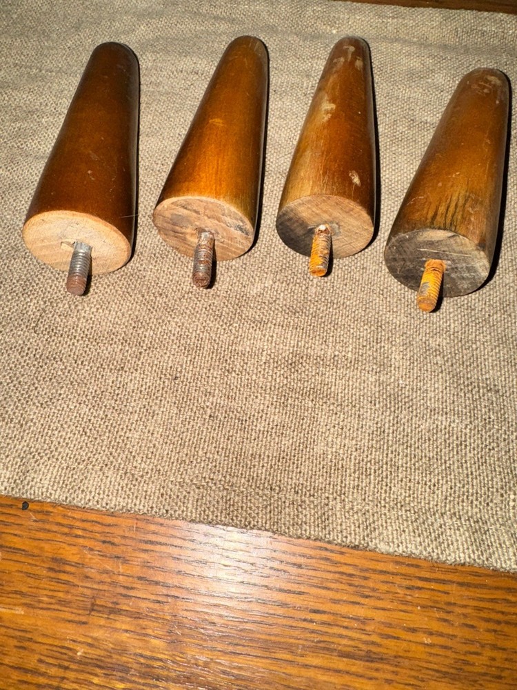 Vintage Stool/Table Legs, 5” Long, 4 Total MCM