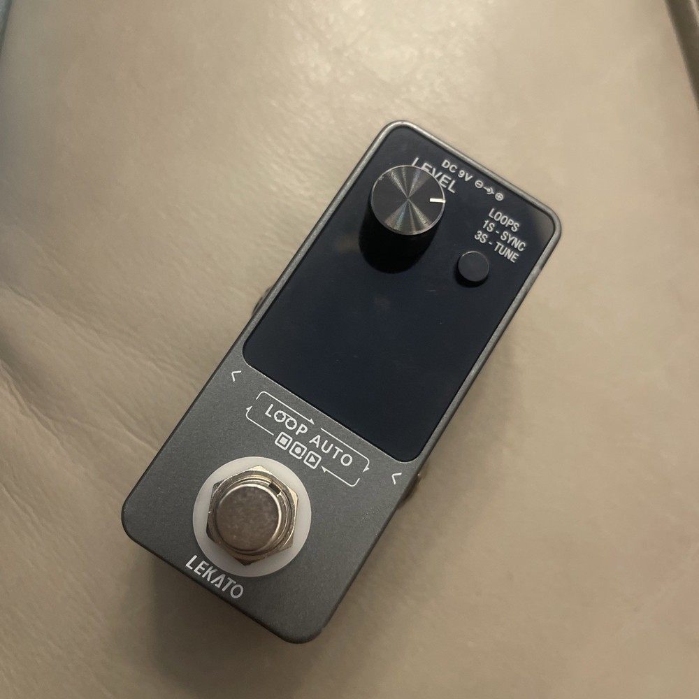 LEKATO Auto Loop Effects Pedal Guitar Loop Station