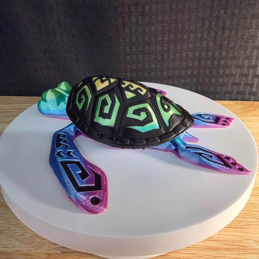 Sea Turtle Flexi, 3D Printed Items