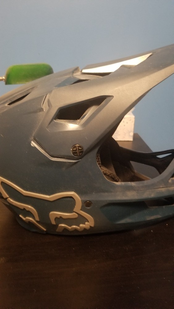 Fox full face MTB helmet Used Size Large Dark Blue
