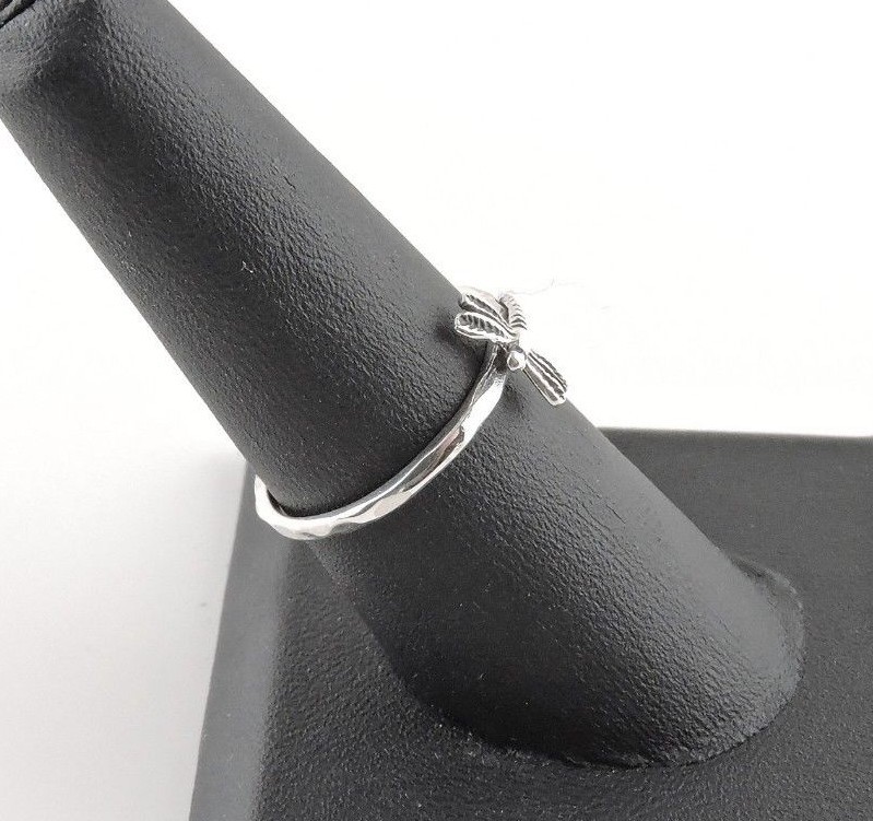 Sterling Silver Dainty Dragonfly Ring