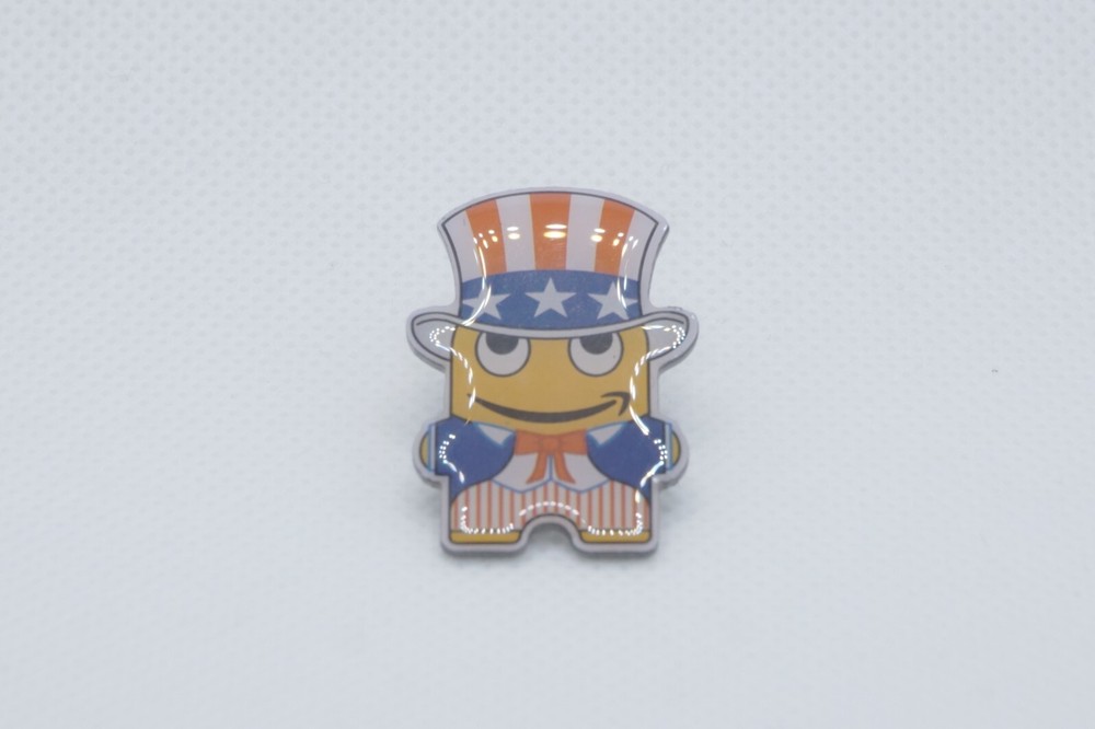 Peccy Employee Vest Pin Uncle Bezos American Theme