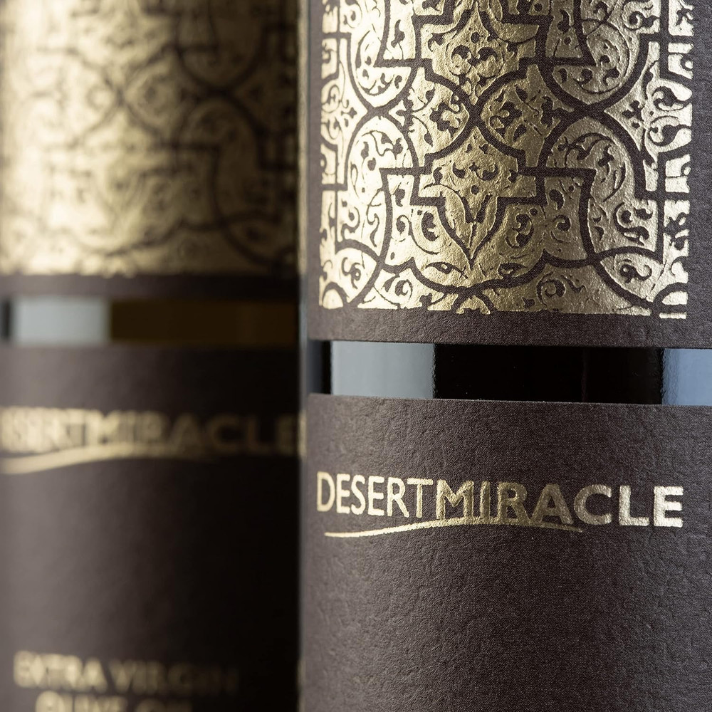 DESERTMIRACLE Cold Pressed Polyphenol Rich Moroccan Olive Oil, Organic Extra Vir