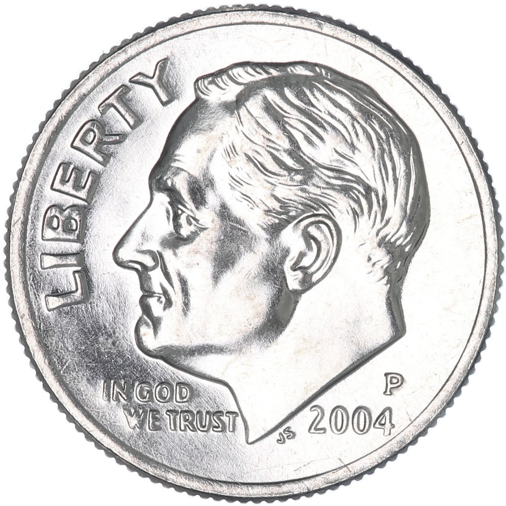 2004 P Roosevelt Dime Gem BU US Coin