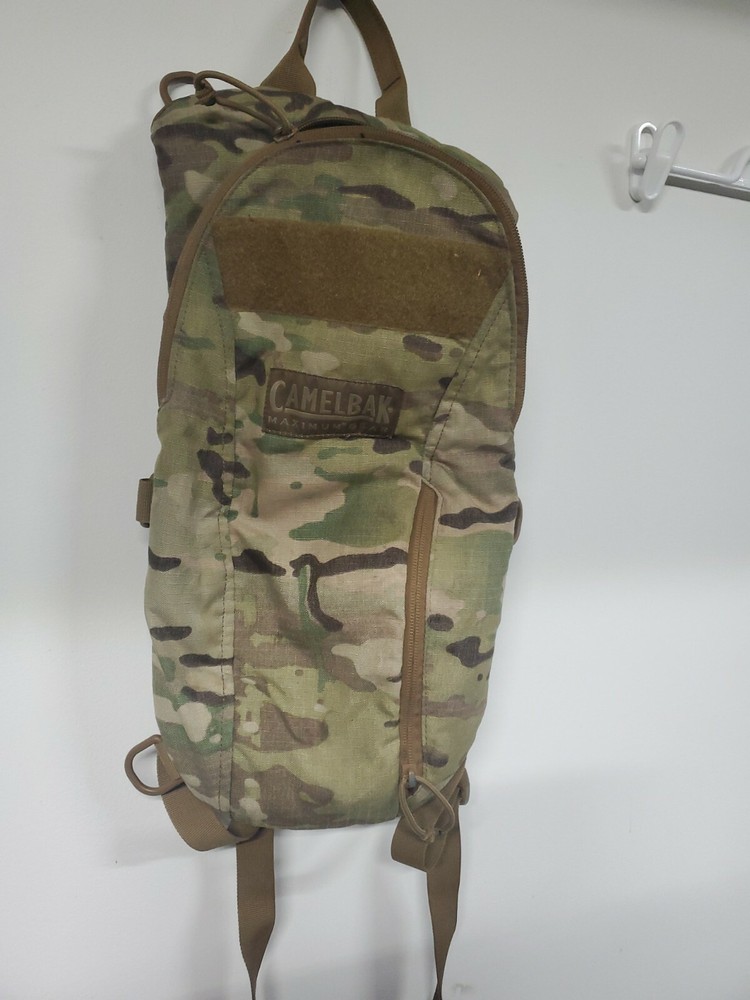 CamelBak Maximum Gear Tactical Backpack Desert Camo Hydration Pack Multi Storage