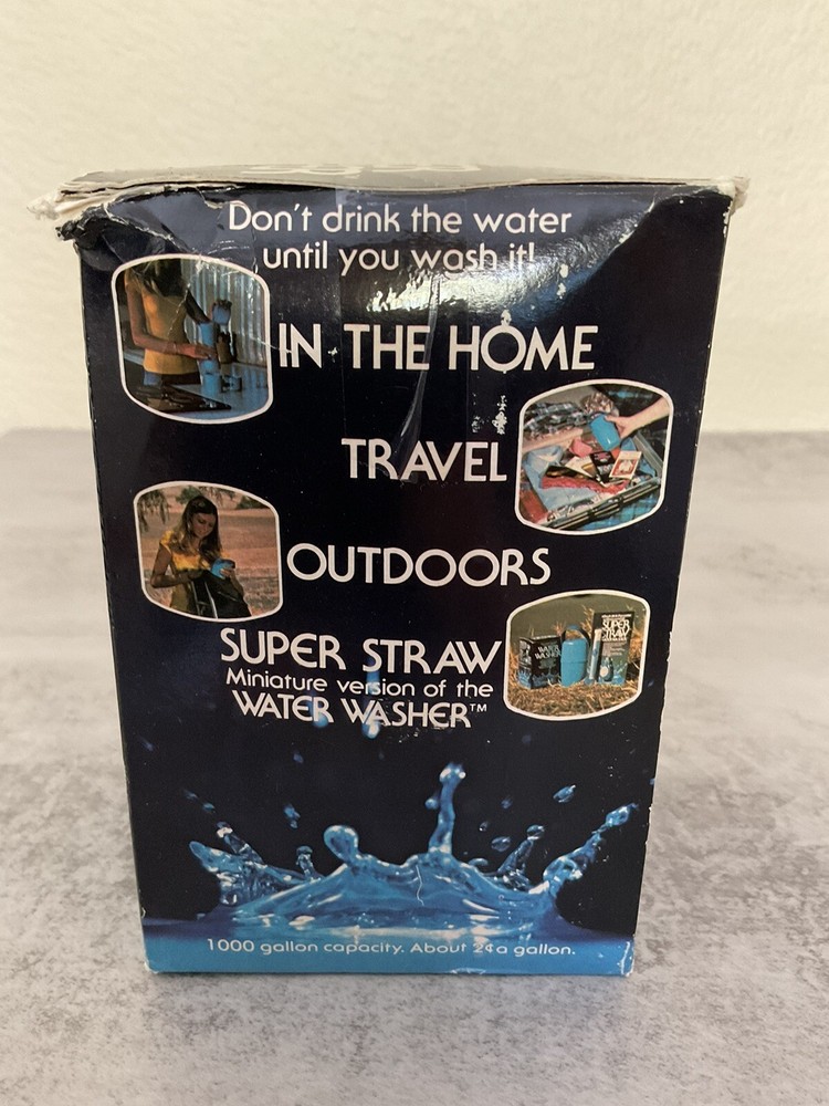 Water Washer Mini-Silverator Portable Filter Purification System NIB