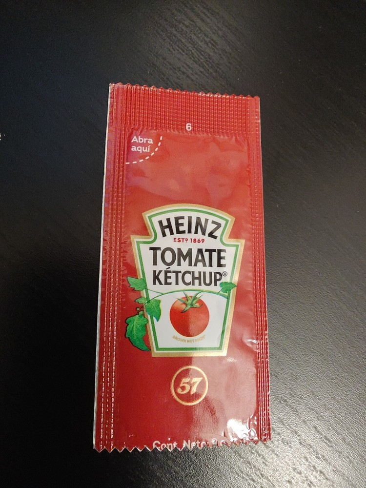 Rare Empty Sealed Ketchup Packet