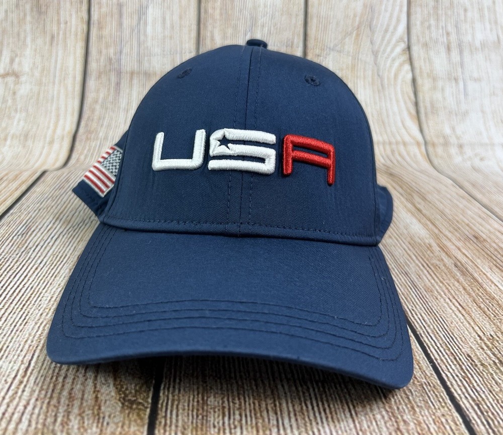 New Era USA Golf 2018 Blue Hat Size Large