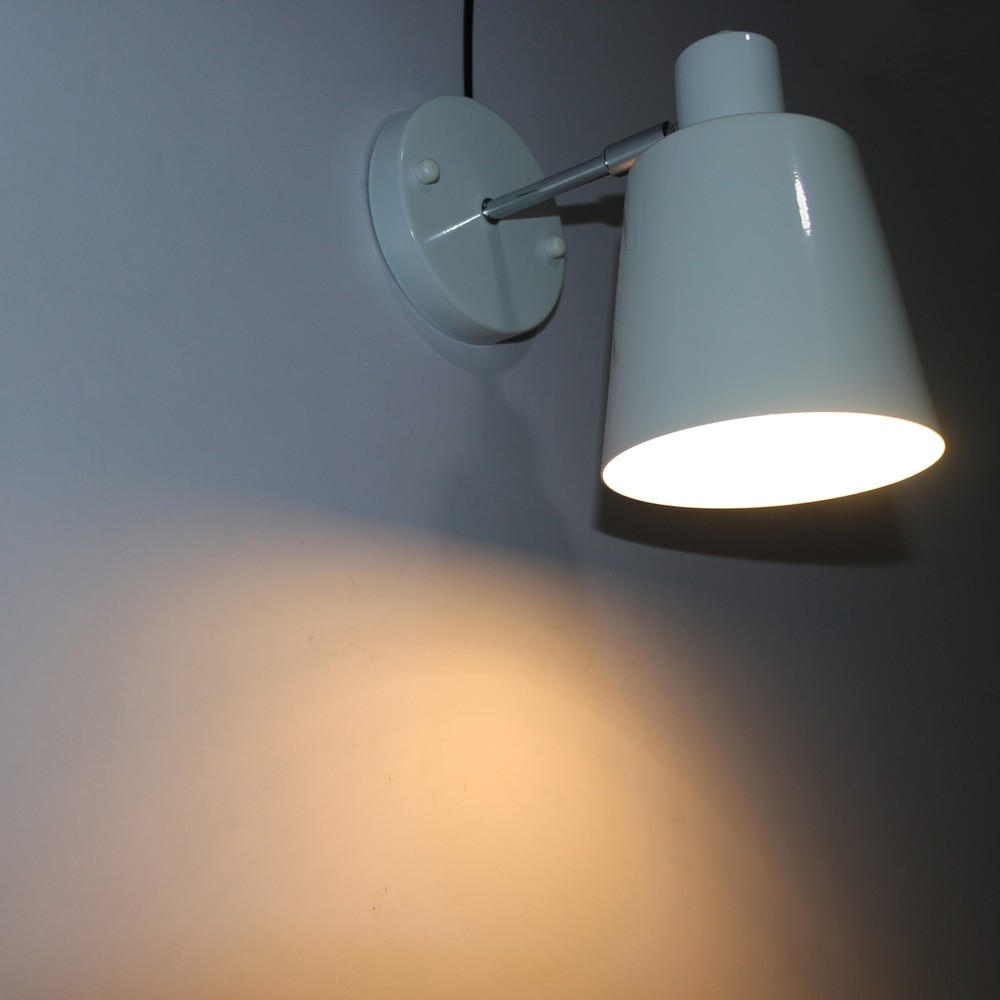 7W LED Wall Sconce Light Fixture Rotatable Bedside Lamp E26/E27 Bulb Switch Plug