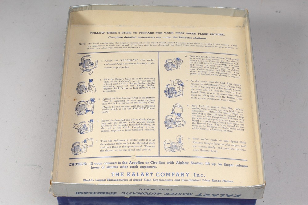 KALART MASTER AUTOMATIC SPEED FLASH IN THE BOX VERY CLEAN