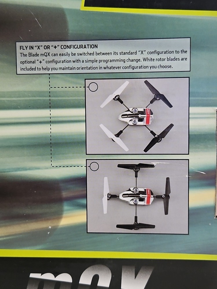 Blade mQX AS3X Stabilization Micro Quadcopter DSMX RTF - Drone