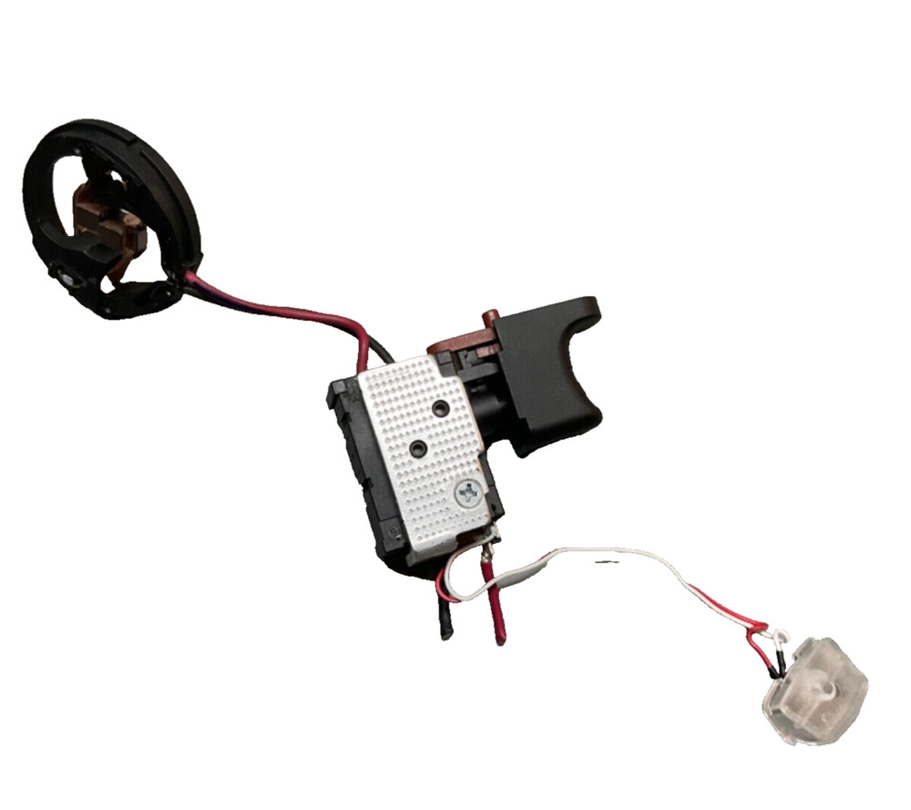 Ryobi PCL206 One 18v drill driver trigger switch brushes light assembly