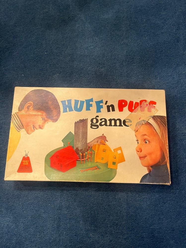 VINTAGE Huff 'N Puff Board Game - Schaper