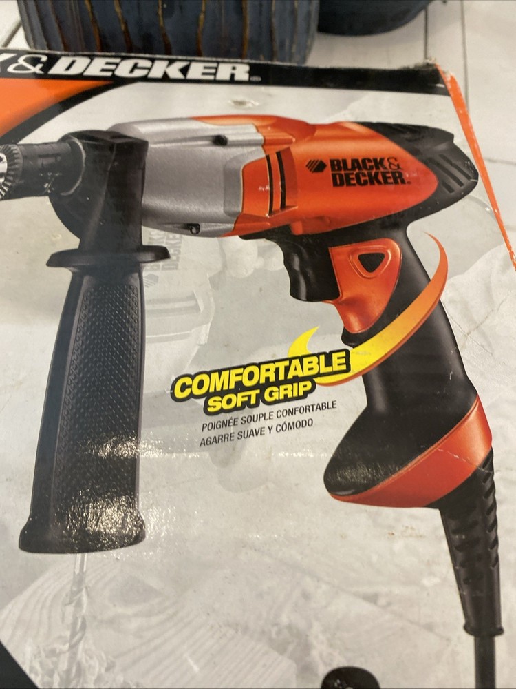 BLACK&DECKER CORDED DRILL DR501, PRE OWNED, TESTED.