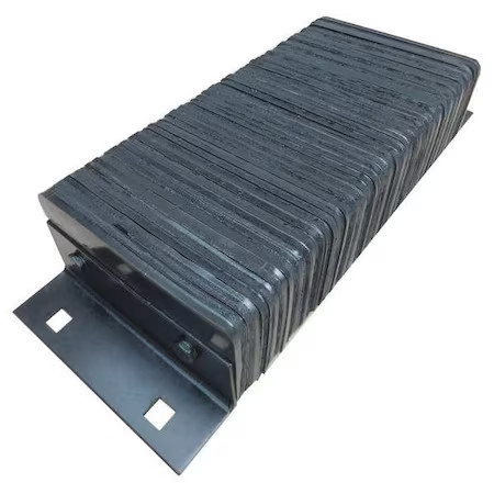 Dock Bumper, 26X4-1/2X10 In., Rubber, 22Nt84