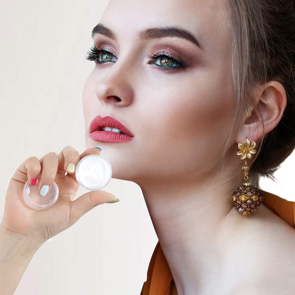 10 Gram Sample Containers 40 Count Cosmetic Containers with Lids Refillable E...