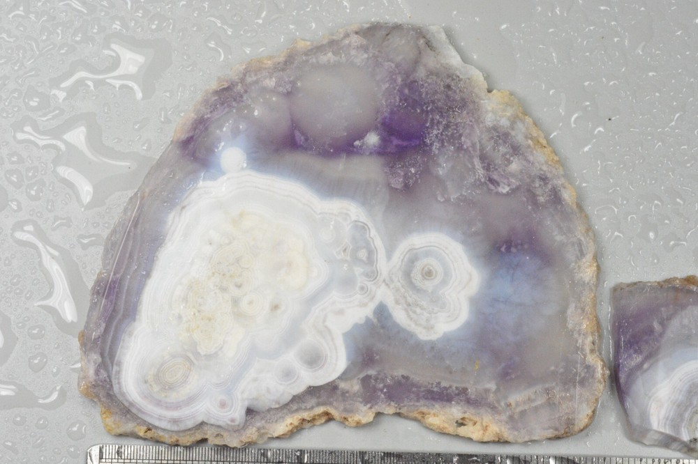 Luna Agate Slabs, Mexico, 140 grams