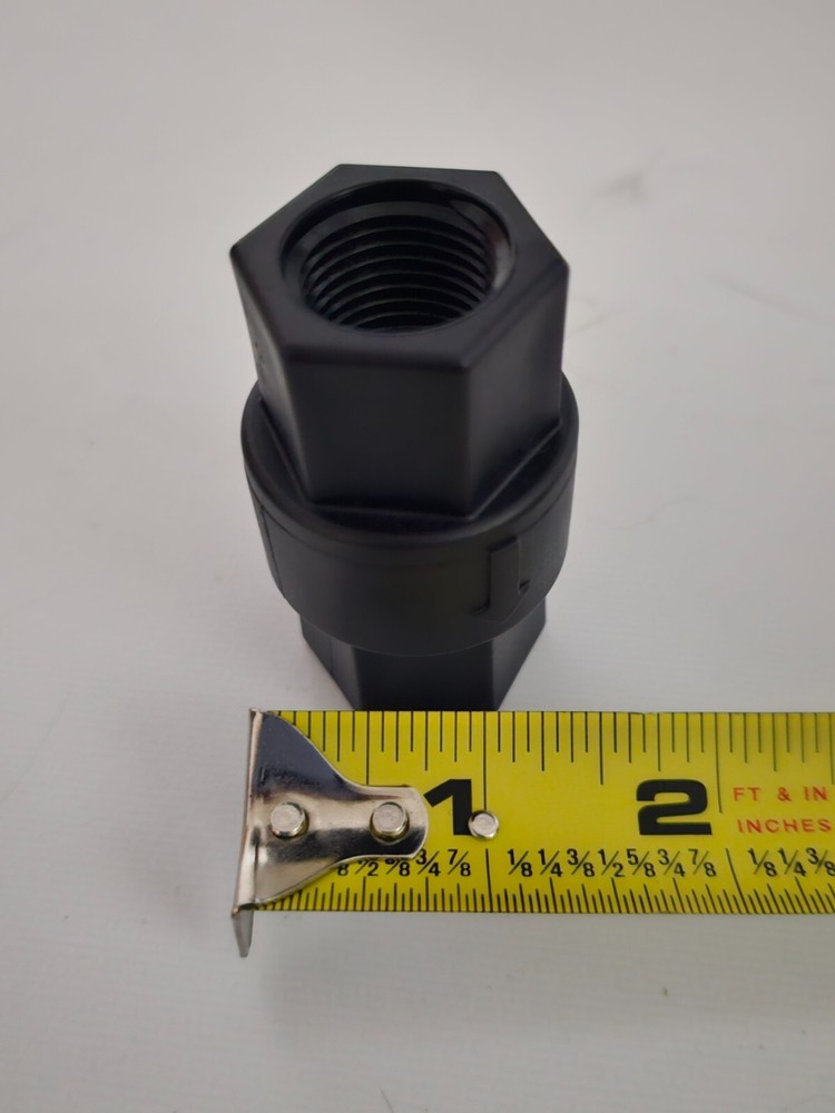 SMC 1/2" FNPT Polypropylene Check Valve - 7 PSI Cracking Pressure