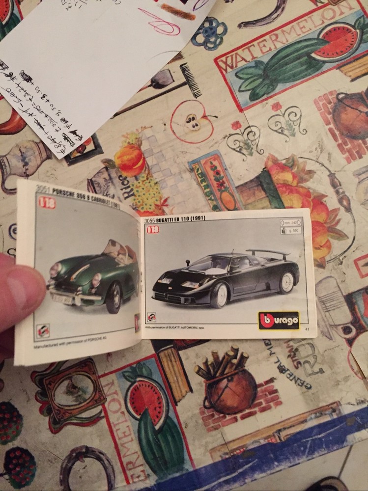 1994 Burago Auto Catalog