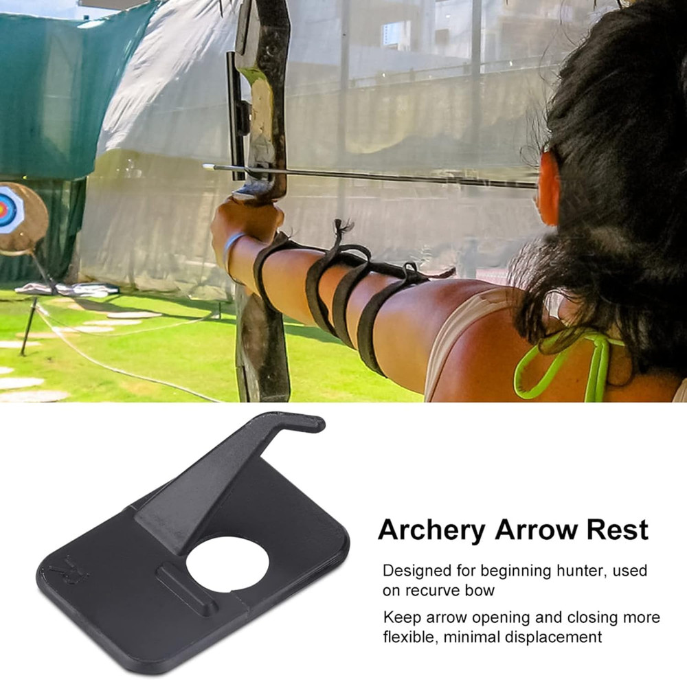 Plastic Arrow Rest for Recurve Bow - Adhesive Back Right/Left Hand