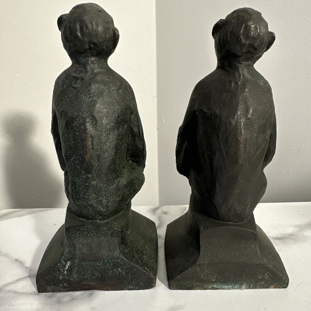 Chicago Foundry Scopes Monkey Trial Bookends Darwin Essays On Evolution
