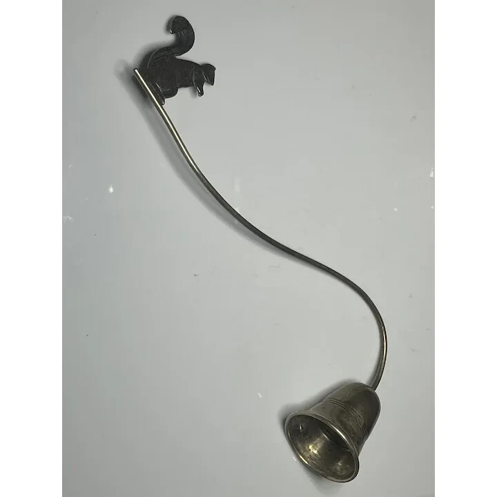 Vintage Sterling Silver Squirrel Candle Snuffer
