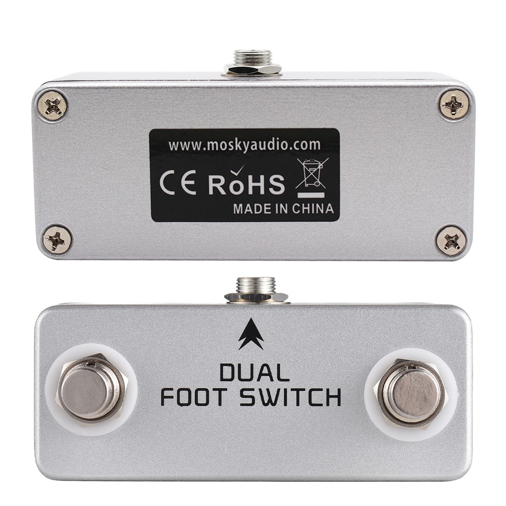 MOSKYAUDIO Dual Footswitch Amp Channel Footswitch Locking Function A2C3