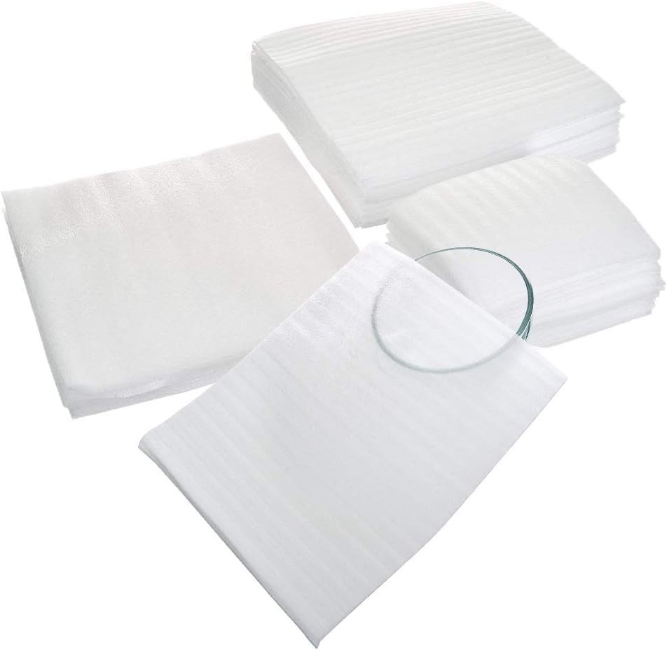 Foam Pouches 60 Pack 3 Sizes Thick Cushion Wrap Sheets for Packing Moving